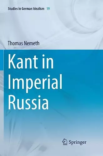 Kant in Imperial Russia cover
