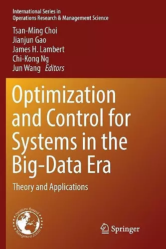 Optimization and Control for Systems in the Big-Data Era cover