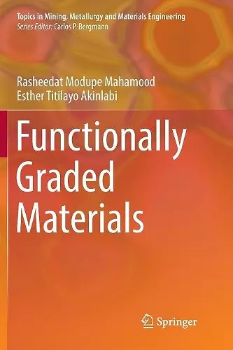 Functionally Graded Materials cover