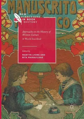Approaches to the History of Written Culture cover