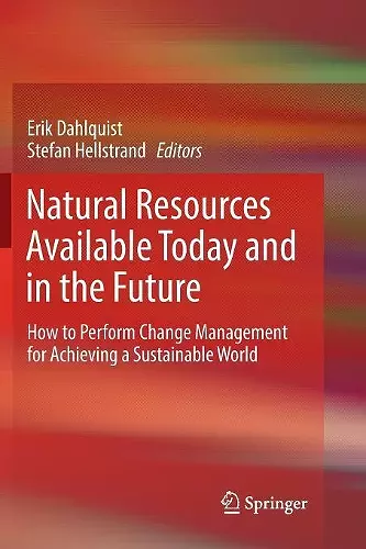 Natural Resources Available Today and in the Future cover