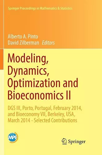 Modeling, Dynamics, Optimization and Bioeconomics II cover