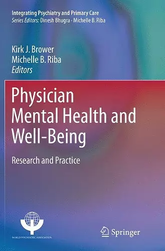 Physician Mental Health and Well-Being cover