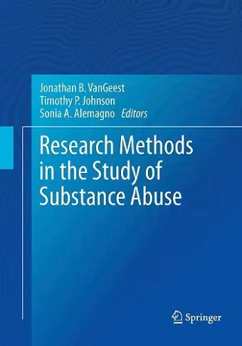 Research Methods in the Study of Substance Abuse cover