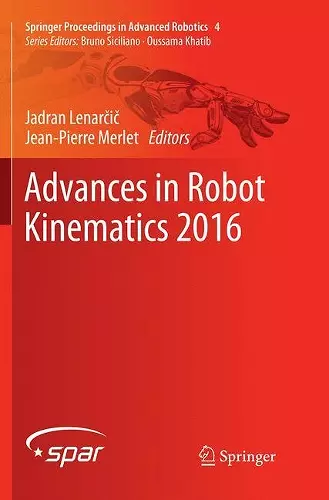Advances in Robot Kinematics 2016 cover