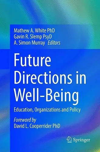 Future Directions in Well-Being cover