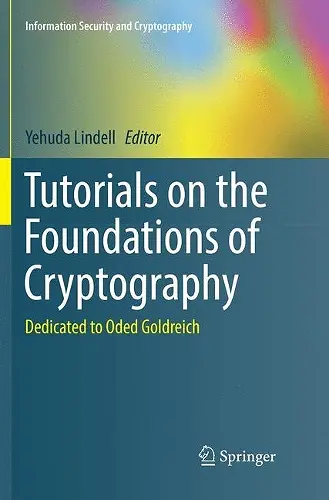 Tutorials on the Foundations of Cryptography cover