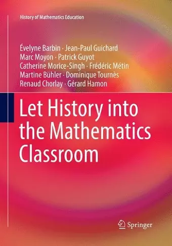 Let History into the Mathematics Classroom cover