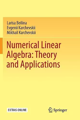 Numerical Linear Algebra: Theory and Applications cover