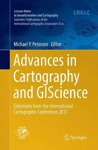 Advances in Cartography and GIScience cover