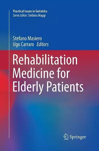 Rehabilitation Medicine for Elderly Patients cover