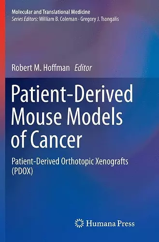 Patient-Derived Mouse Models of Cancer cover