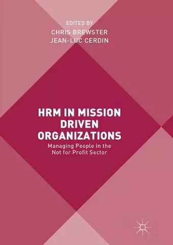 HRM in Mission Driven Organizations cover