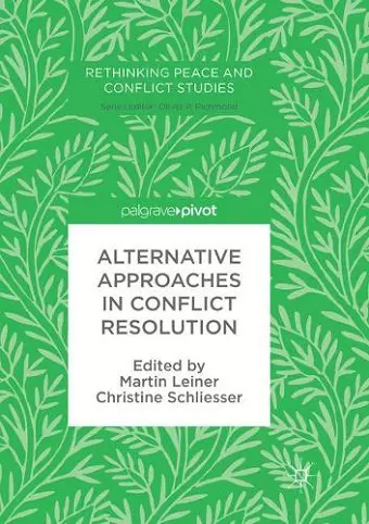 Alternative Approaches in Conflict Resolution cover