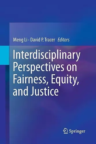 Interdisciplinary Perspectives on Fairness, Equity, and Justice cover