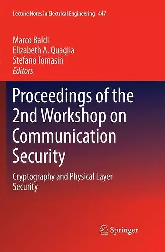 Proceedings of the 2nd Workshop on Communication Security cover