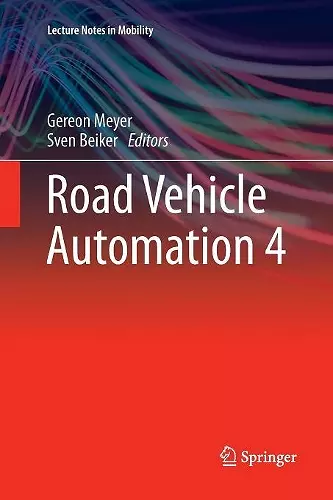 Road Vehicle Automation 4 cover