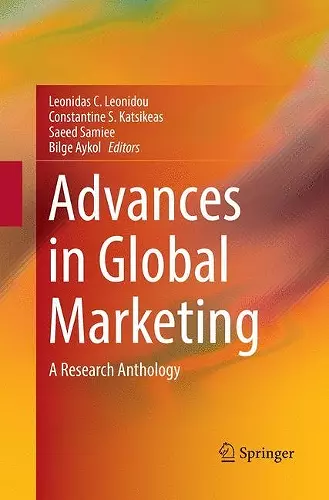 Advances in Global Marketing cover