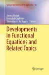 Developments in Functional Equations and Related Topics cover