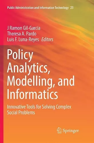 Policy Analytics, Modelling, and Informatics cover