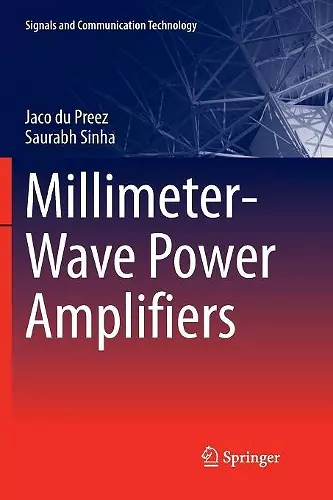 Millimeter-Wave Power Amplifiers cover