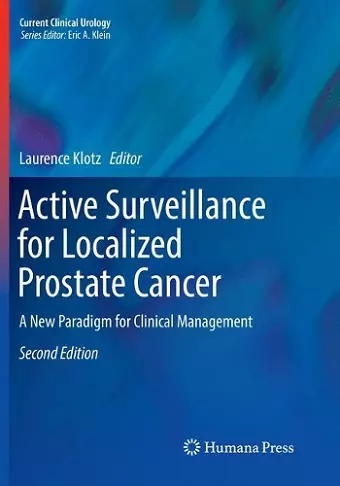 Active Surveillance for Localized Prostate Cancer cover