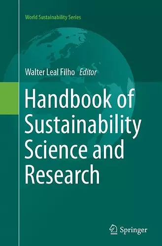 Handbook of Sustainability Science and Research cover