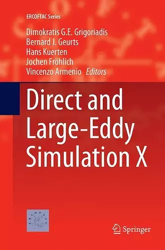 Direct and Large-Eddy Simulation X cover