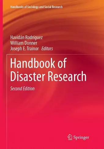 Handbook of Disaster Research cover