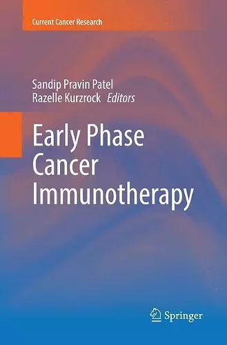 Early Phase Cancer Immunotherapy cover