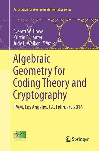 Algebraic Geometry for Coding Theory and Cryptography cover