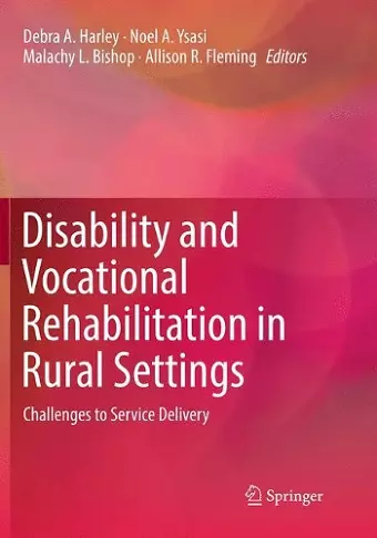 Disability and Vocational Rehabilitation in Rural Settings cover