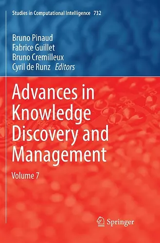 Advances in Knowledge Discovery and Management cover