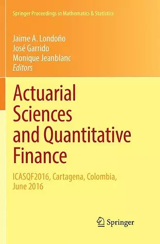 Actuarial Sciences and Quantitative Finance cover