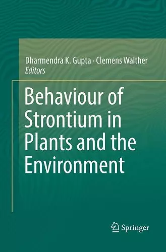 Behaviour of Strontium in Plants and the Environment cover
