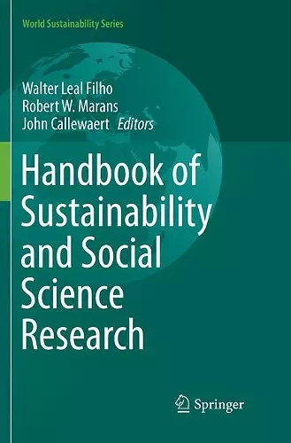 Handbook of Sustainability and Social Science Research cover