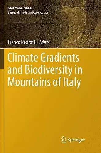 Climate Gradients and Biodiversity in Mountains of Italy cover