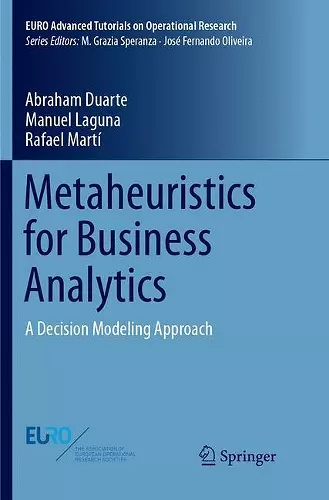 Metaheuristics for Business Analytics cover