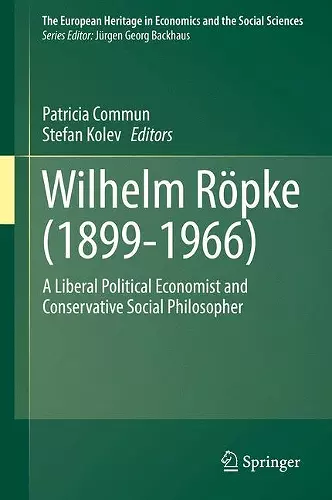 Wilhelm Röpke (1899–1966) cover