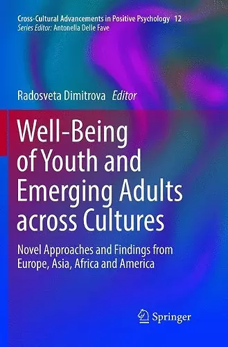 Well-Being of Youth and Emerging Adults across Cultures cover