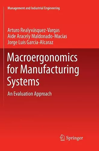 Macroergonomics for Manufacturing Systems cover