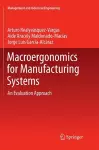 Macroergonomics for Manufacturing Systems cover