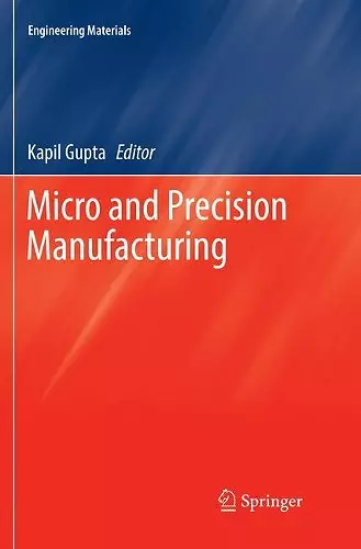 Micro and Precision Manufacturing cover