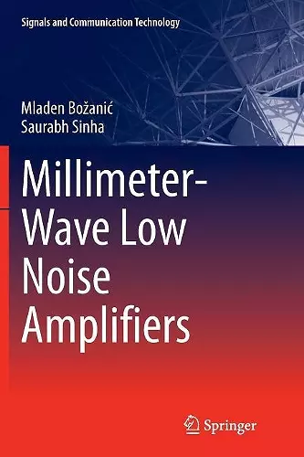Millimeter-Wave Low Noise Amplifiers cover