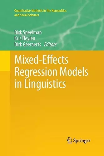 Mixed-Effects Regression Models in Linguistics cover