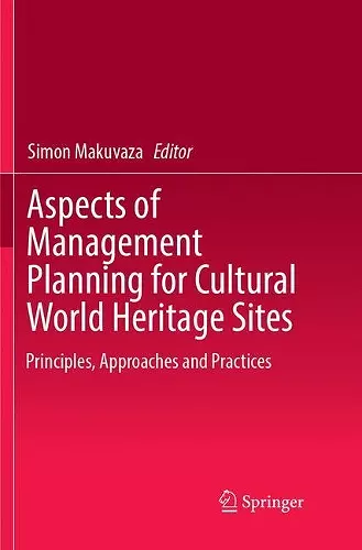 Aspects of Management Planning for Cultural World Heritage Sites cover