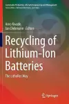 Recycling of Lithium-Ion Batteries cover