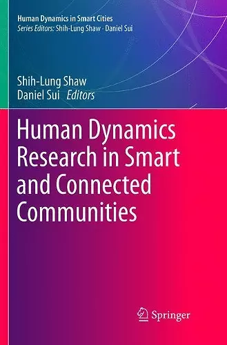 Human Dynamics Research in Smart and Connected Communities cover