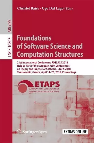 Foundations of Software Science and Computation Structures cover