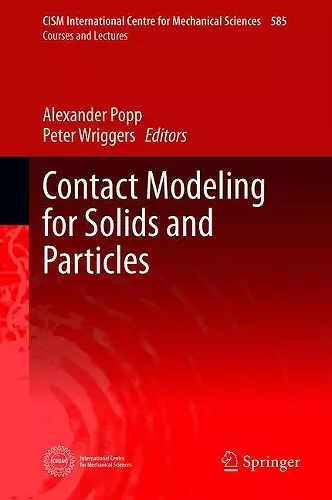 Contact Modeling for Solids and Particles cover
